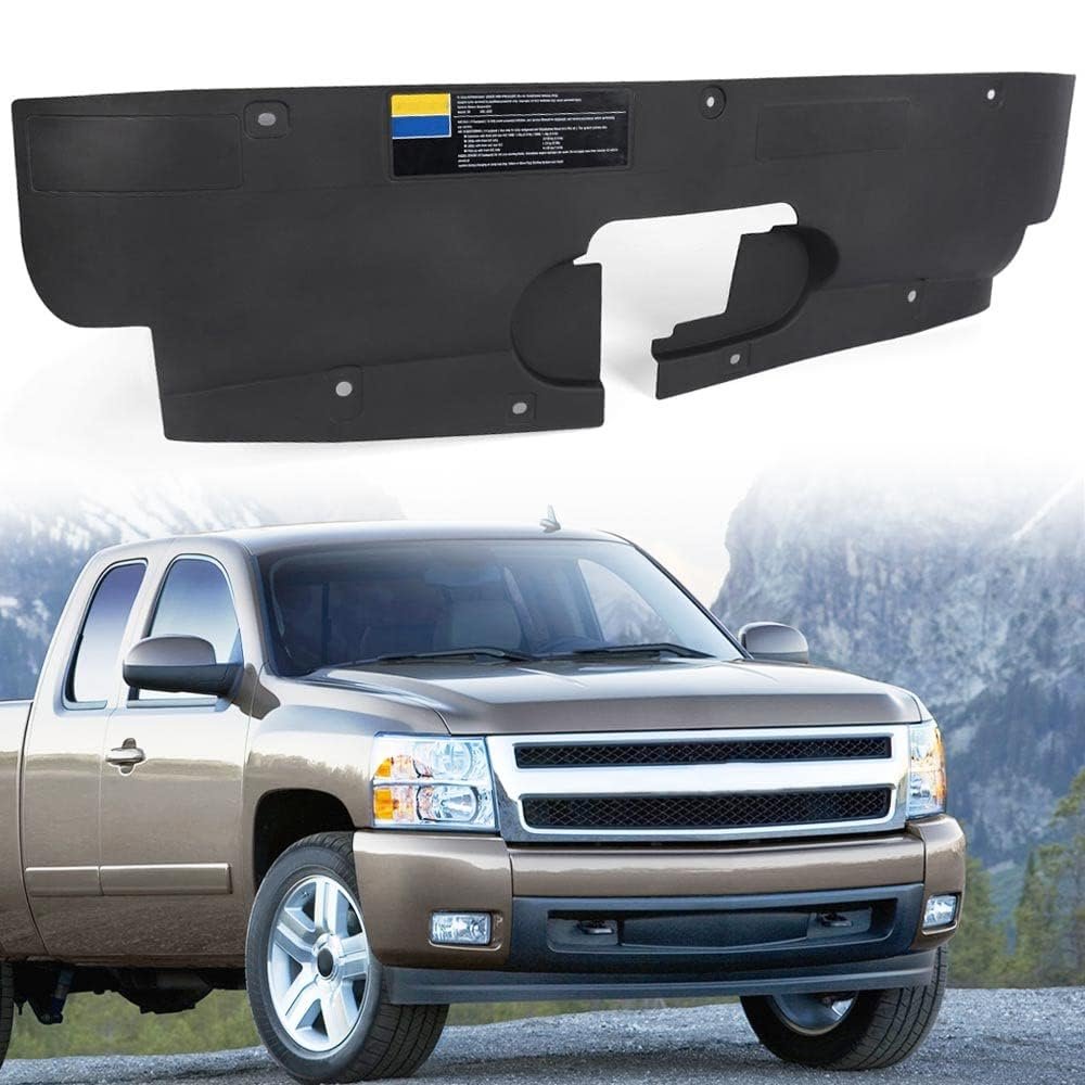 Radiator Upper Air Baffle Deflector Cover Panel For Chevy Silverado 1500 2500hd 3500hd Sierra 2003-2007 For Gmc 3500 2003-2006