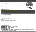 Rear Ceramic Brake Pads And Rotor Kit 5-lug Compatible With 2007-2009 Hyundai Santa Fe