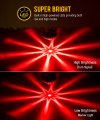 Partsam 10pcs 1 5 Inch Mini Glass Lens Watermelon Lights Patent Pending Red Led Marker Clearance Light Turn Signal For Semi