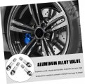 Ibasenice 8 Pcs Valve Bike Wheel Cap Bmxs Tire Pressure Caps Repair Tools Stem Covers Automotive Wheels Wheel Aluminum Alloy