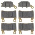 Brake Pads 6pcs Front Rear Motorcycle Disk For Cbr 600 F4 F4i 