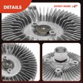 A-premium Engine Cooling Fan Clutch Compatible With Ford F-150 Heritage F-250 Super Duty F-350 Jeep Grand Cherokee Dodge Ram