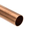 Copper Round Tube 29mm Od 1mm Wall Thickness 100mm Length Straight Pipe Tubing 2 Pcs