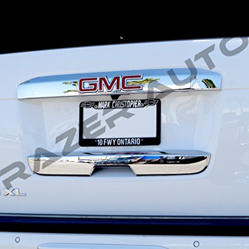 2015-2016 Gmc Yukon Xl Triple Chrome Plated Upper Tailgate Door Handle Cover
