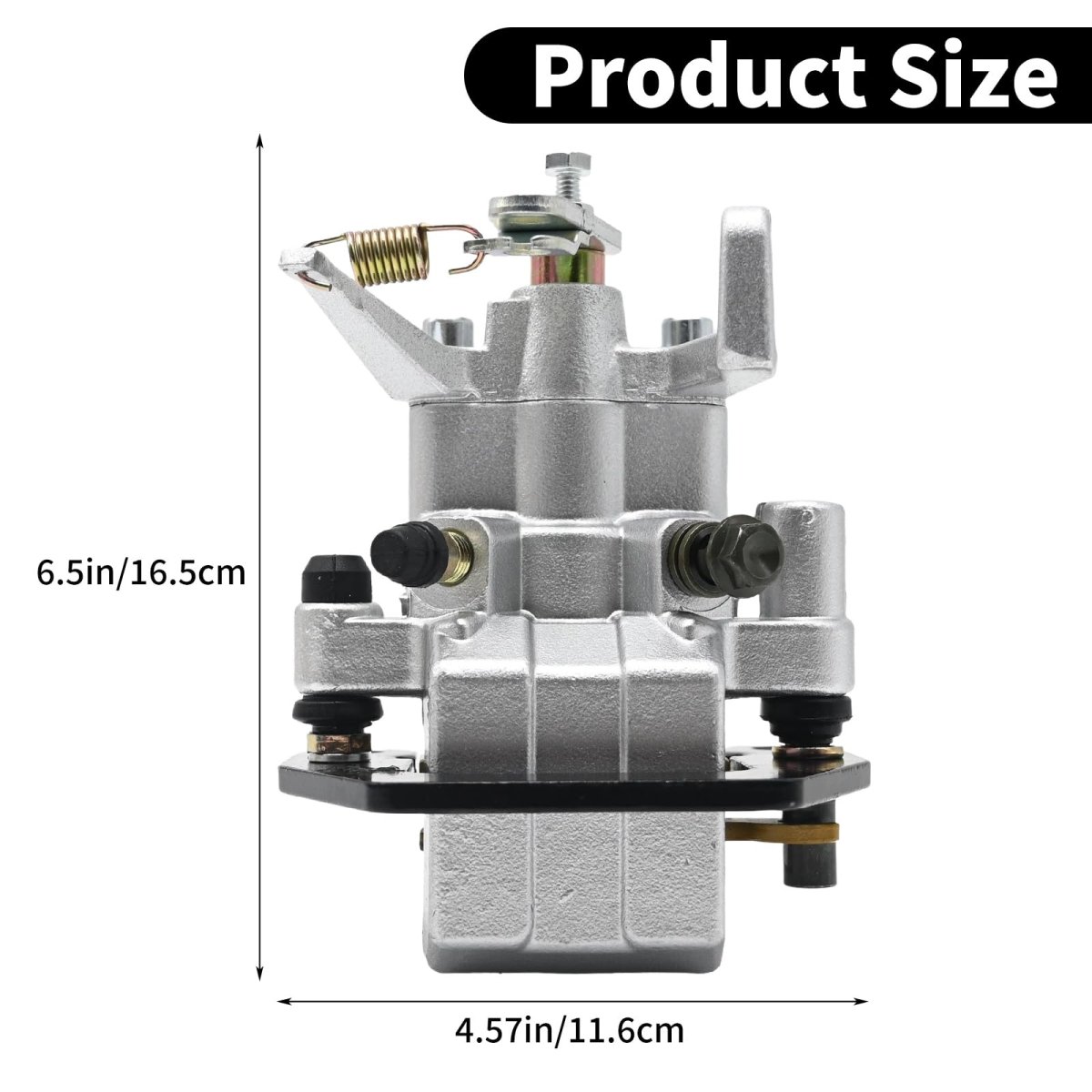 Rear Middle Brake Caliper Assembly 5ug-2580v-02-00 For Yamaha Rhino 450 2006 2007 2008 2009 And 660 2004 2005