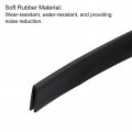 Uxcell U Channel Edge Trim 11 5ft Length Rubber Guard Seal Strip Protector Flat Fit For 0 5-1mm 5 32 W X 43 64 H Black