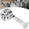 Billet Aluminum Roller Gas Pedal 8511 For 1949 To 1977 Volkswagen Vw Type 1 Bug Beetle Karmann Ghia And Dune Buggy Chrome Steel 
