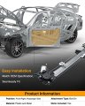A-premium Electric Power Window Regulator With Motor Compatible Acura Tsx 2009-2014 Sedan Front Right Passenger Side