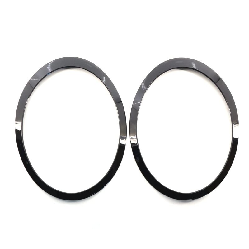 Kyyet Gloss Black Driver Passenger Side Headlight Trim Ring Bezel For Mini Cooper 2007-2014 R56 R57 R58 R59