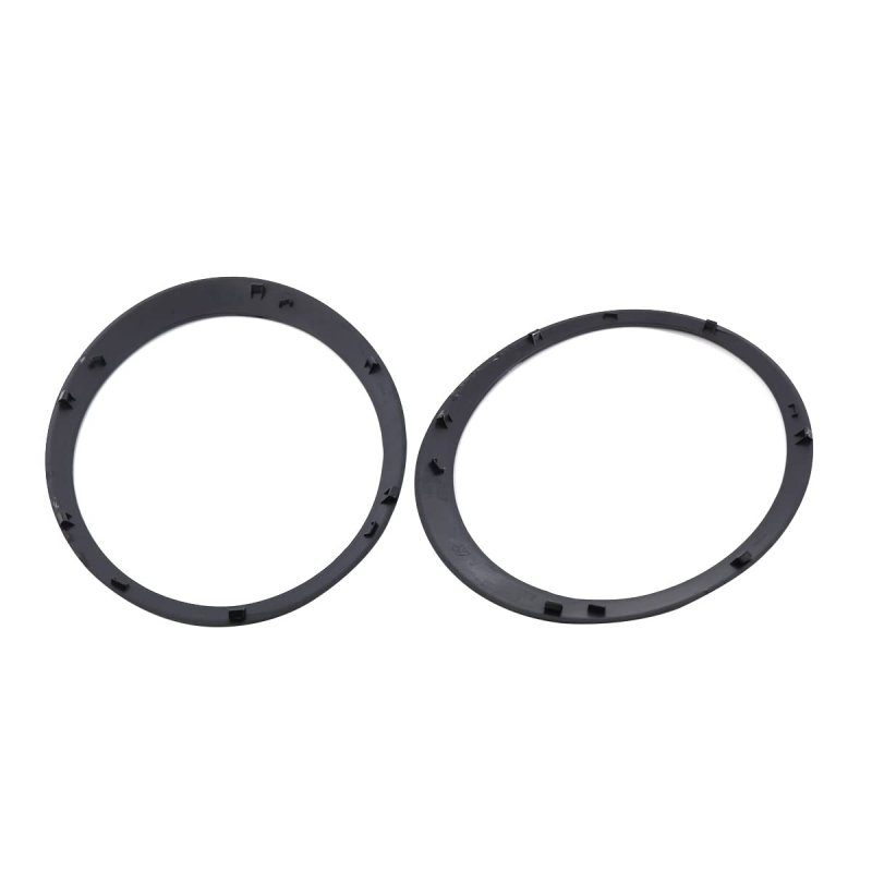 Kyyet Gloss Black Driver Passenger Side Headlight Trim Ring Bezel For Mini Cooper 2007-2014 R56 R57 R58 R59