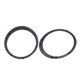 Kyyet Gloss Black Driver Passenger Side Headlight Trim Ring Bezel For Mini Cooper 2007-2014 R56 R57 R58 R59