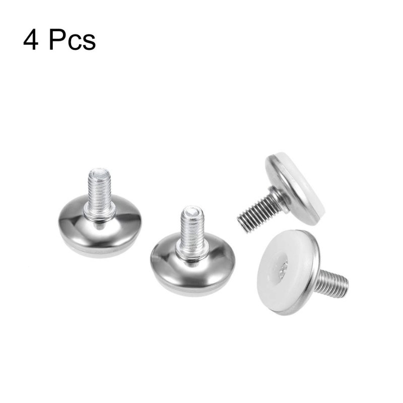 Furniture Levelers 12mm To 17mm Adjustable Height M8 X15mm Threaded 4pcs