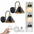 Frideko Battery Operated Wall Sconces Set Of Two Dimmable Powered Sconce With Remote Led Lights Timed Memory Function Indoor 