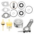 Hoypeyfiy 13101-zf7-010 Piston Ring Connecting Rod Gasket Set Replacement For Honda Gx160 Gx200 168f 5 5hp-6 5hp Engines 