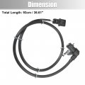 Uxcell 1 Pcs Front Right Abs Speed Sensor For Mitsubishi Montero 1997-2000 No Mr334712 Mr307045
