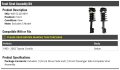 Front Strut And Coil Spring Assembly Kit 2 Piece For 1993 To 2002 Toyota Corolla Sedan Excludes S Model