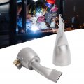 2pcs Flat Welding Nozzle 20mm Stainless Steel 40mm Weld Plastic Welder Tip Tool