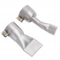 2pcs Flat Welding Nozzle 20mm Stainless Steel 40mm Weld Plastic Welder Tip Tool