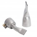 2pcs Flat Welding Nozzle 20mm Stainless Steel 40mm Weld Plastic Welder Tip Tool