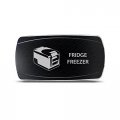 Ch4x4 Rocker Switch Fridge Freezer Symbol 2 Horizontal White Led
