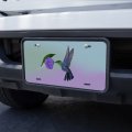 Graphics More Hummingbird Crowned Woodnymph Purple Violet Novelty Metal Vanity Tag License Plate