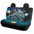 Semiouray Universal Hawaii Sea Turtle Plumeria Car Seat Covers Ethnic Swirl Floral Breathable Anti-slip Auto Back Front For Suv 