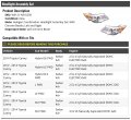 Halogen Headlight Assembly Set Of 2 With Chrome Bezels Compatible 2012-2014 Toyota Camry Fwd Sedan 4-door