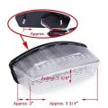 Httmt Mt194- Motorcycle Clear Led Tail Light Brake With Integrated Turn Signals Indicators Compatible 1994-2008 Ducati Monster