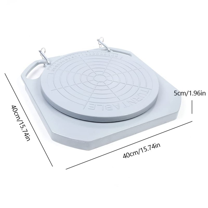 Tbvechi 5ton Wheel Alignment Turn Plates Car Truck Front End Tool 1 Pair Magnesium Alloy 360a Rotating Turntables