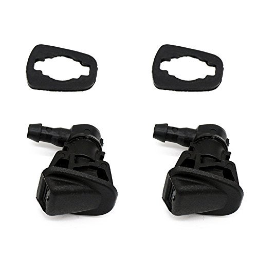 2 Windshield Washer Nozzle Kit For013 2014 2015 2016 2017 Jeep Wrangler Replacement 68164356ab 2 Pack With Rubber Gaskets