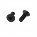 Uxcell 50pcs Black M3 X 8mm Alloy Steel Hex Socket Flat Head Countersunk Screws Bolts