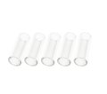 Riverweld Tig Glass Cups Clear Quartz Nozzle 3p8gs 9 16 14mm For Sr Wp 17 18 26 Welding Torches Pack Of 5 