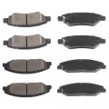 Ocpty Ceramic Brakes Pads Quick Stop Front Rear Brake Pad Fit For 2008-2014 Cadillac Cts