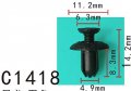 Autobahn88 Front Bumper-seal Clip Compatible With Toyota Oem 9046705063c0 9046705063b3 Pack Of 20