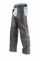 Ultimate Leather Apparel Split Cowhide Plain Chaps Vertical Gather In Thighs M Black 