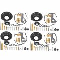 4 Set Of Carburetor Repair Kits With Diaphragm Air Cut-off Valve Replacement For 1985-2007 Yamaha Vmax 1200 Vmx1200 