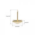 Uxcell Upholstery Nails Tacks 12mm Square Head Antique Furniture Pins Gold Tone 40 Pcs