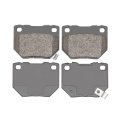 Front Disc Brake Pads For Nissan 300zx 1990 To 1996 Semi Metallic Friction Mechanical Wear Sensor 2 15 Inner Height 88 In Width 