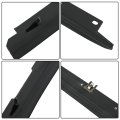4pcs Window Sweep Weatherstrip Felt Seal Kit Replacement For Corvette 1990 1991 1992 1993 1994 1995 1996 Kg2075 Black Rubber