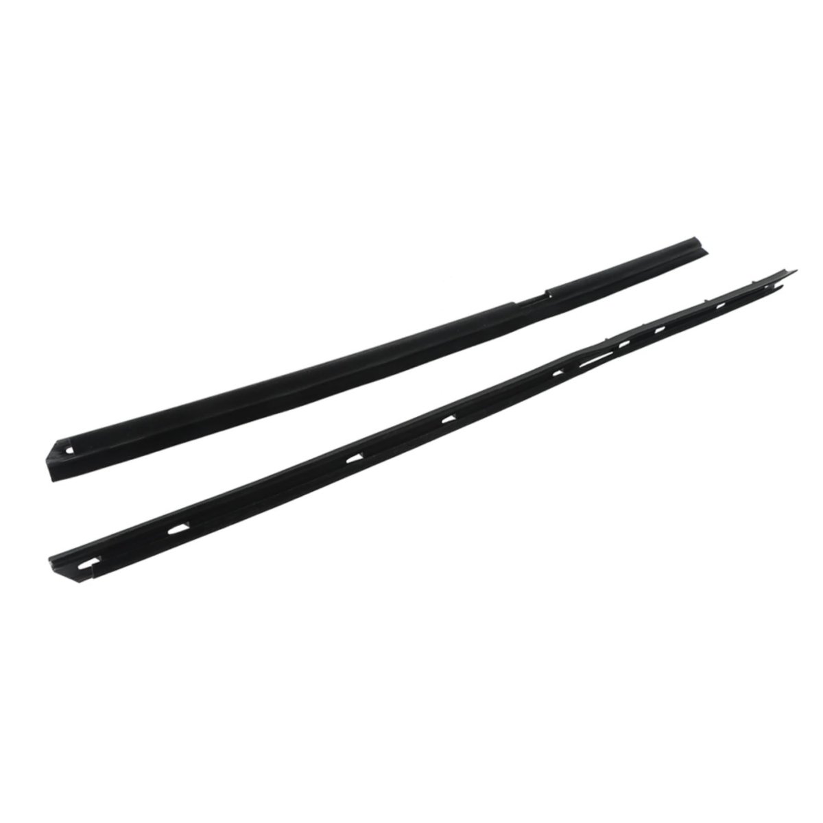 4pcs Window Sweep Weatherstrip Felt Seal Kit Replacement For Corvette 1990 1991 1992 1993 1994 1995 1996 Kg2075 Black Rubber