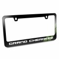 Ipick Image Made For Jeep Grand Cherokee Green Stripe Black Metal License Plate Frame