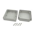 Waterproof Electrical Project Case Junction Box Ip65 Abs Diy Power Outdoor Enclosure Gray 9 X 6 4 In 