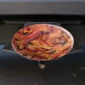 Bacon Galore Oval Tow Trailer Hitch Cover Plug Insert