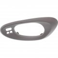 Chevy Trailblazer Door Handle Trim 2002 03 04 05 06 07 08 2009 Driver Side Front Inside Textured Gray Bezel Only W Hole 