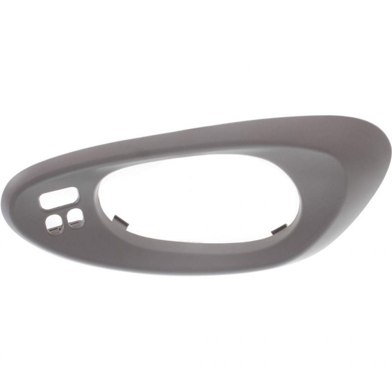 Chevy Trailblazer Door Handle Trim 2002 03 04 05 06 07 08 2009 Driver Side Front Inside Textured Gray Bezel Only W Hole