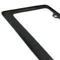 Real Black Carbon Fiber License Plate Frame For Nissan 370z Official Licensed Glossy Finish 12 In X 6 Universal Fit With Screw 