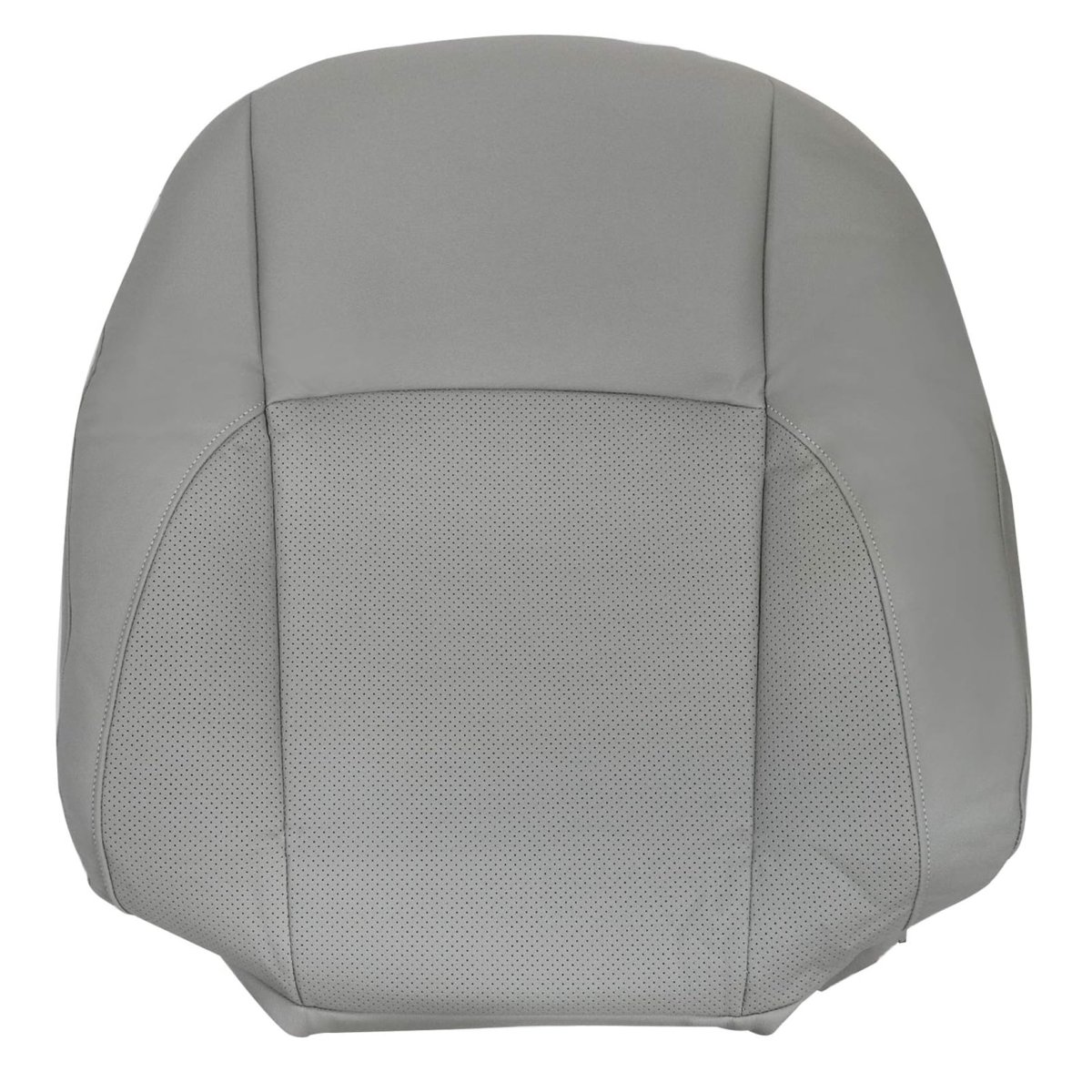 Front Passenger Side Top Back Replacement Seat Cover Gray Microfiber Leather For Lexus Es350 2007 2008 2009 2010 2011 2012
