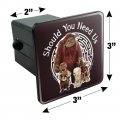 Should You Need Us Labyrinth With Ludo Hoggle And Didymus Tow Trailer Hitch Cover Plug Insert