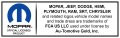 Au-tomotive Gold Inc Officially Licensed Uv Print Logo On Black Polycarbonate Notched License Plate Frame For Srt Ghost