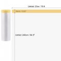 Uxcell Pre-taped Masking Film 94 5 In X 75 Ft Plastic Drop Cloth With Low-tack Painters Tape For Painting Protection